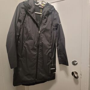 Karbon SMALL Women's Black Hooded SPRING Jacket